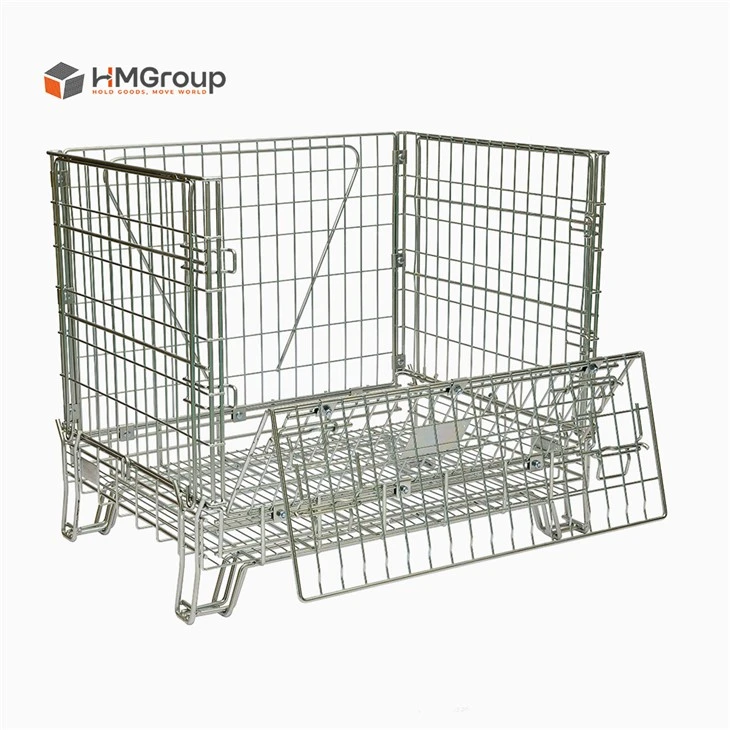 Collapsible-wire-containers